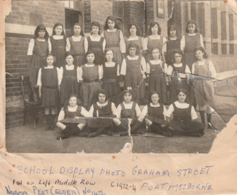Photograph - Students Graham Street Primary School c.1922, c.1922