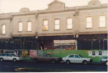 Photograph - Demolition of Market building in Bay St 1989