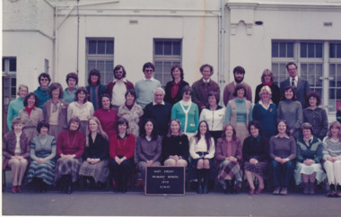 Photograph - Staff Nott Street Primary School 1979, 1979