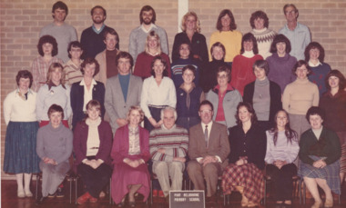 Photograph - Staff Nott Street Primary School 1980, 1980
