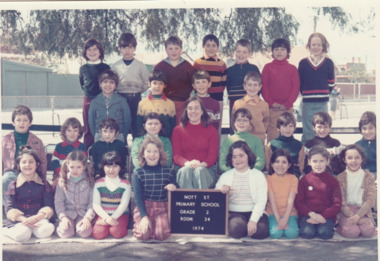Photograph - Grade 2 Room 34 Nott Street Primary School 1974, 1974