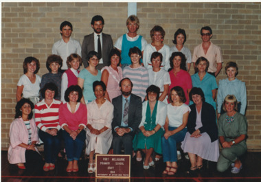 Photograph - Staff Port Melbourne Primary School 1984, Arthur Reed Photos, 1984