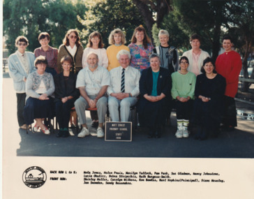 Photograph - Staff Nott Street Primary School 1990, 1990