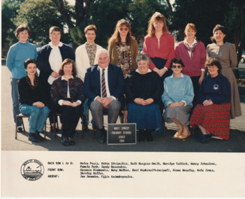 Photograph - Staff Nott Street Primary School 1991, 1991