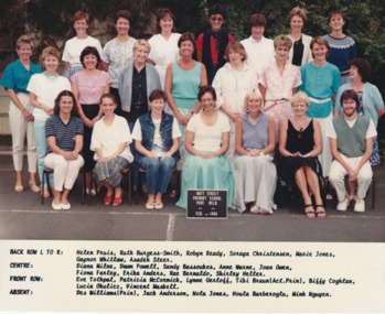 Photograph - Staff Nott Street Primary School 1986, 1986