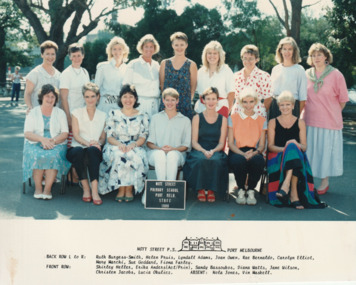 Photograph - Staff Nott Street Primary School 1988, 1988