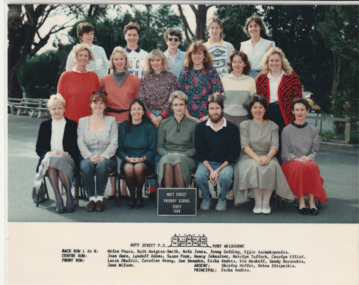 Photograph - Staff Nott Street Primary School 1989, 1989
