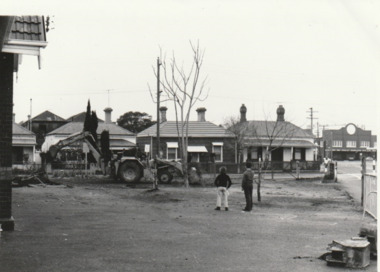 Photograph - Preparation for Adventure Playground, Nott Street Primary School, 1977