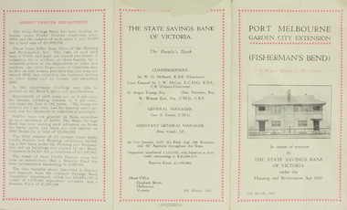 Pamphlet, Port Melbourne Garden City Extension