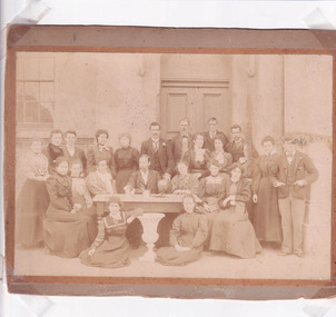 Photograph - Nott St school staff 1897