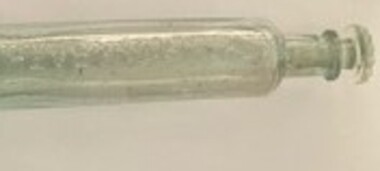 Container - Atkinson Barker medicine bottle & stopper, Atkinson & Barker, c.1900