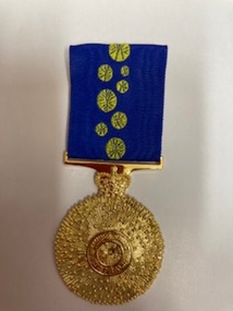 Medal - Pat Grainger's Order of Australia large medal, 2016