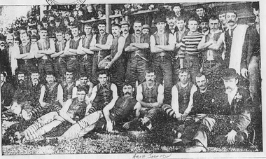 Photograph - Port Melbourne Football Club 1896, 1896