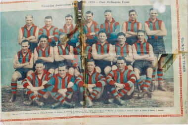 Photograph - Port Melbourne Football Club 1928, 1928