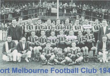 Photograph - Port Melbourne Football Club 1940, 1940