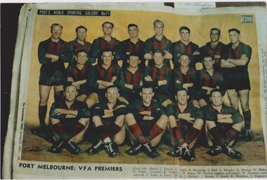 Photograph - Port Melbourne Football Club 1947, 1947