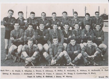 Photograph - Port Melbourne Football Club 1954, 1954