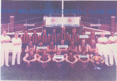 Photograph - Port Melbourne Football Club 1977, 1977