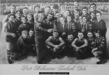 Photograph - Port Melbourne Football Club Team of the Century