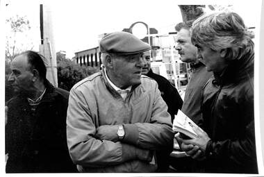 Photograph - Perce Maguire White electioneering, c. late 1980's