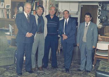 Photograph - Clive Holding MHR & Perce Maguire White, c. late 1980's