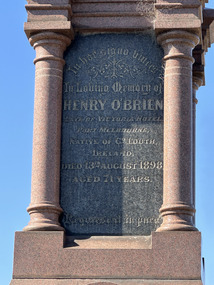 Photograph - Family grave of Henry O'Brien, David THOMPSON, 2024