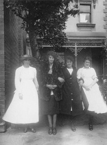 Photograph - four female Swallow & Ariell employees