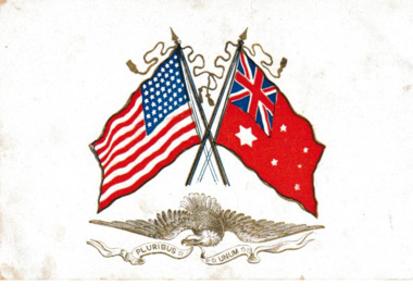 Souvenir - Souvenir Post Card relating to visit of the Great White Fleet, 1908