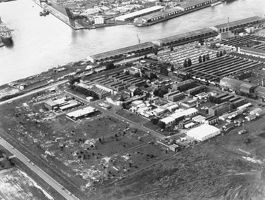 Photograph - Aerial view of Aeronautical Research Laboratories site from south-west, Early 1970s