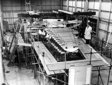 Photograph - Aircraft stress testing, 1950s or 1960s