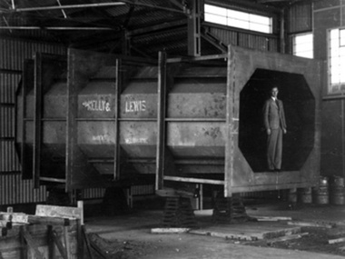 Photograph - Construction of wind tunnel, c late 1930s