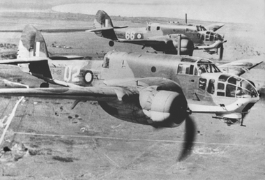 Photograph - Beauforts in service with the RAAF, c1940s