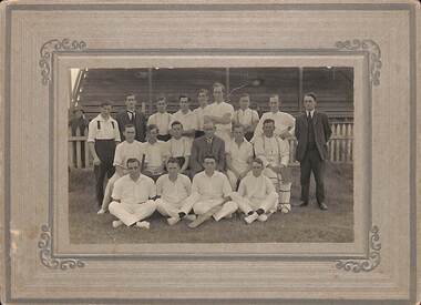 Photograph - Port Melbourne Cricket Club 1934, W CROFT, 1934