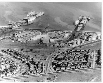 Photograph - Aerial view 1960s of Piers and surrounds