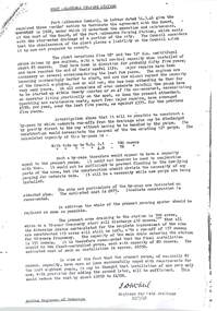 Letter - Letter regarding Pumping Station, Esplanade West, Port Melbourne. 1946, 22 Mar 1946