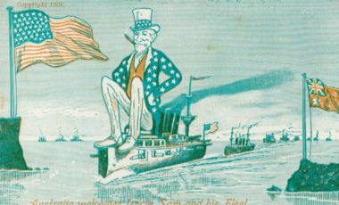 Photograph, Australia Welcomes Uncle Sam & his Fleet, 1908
