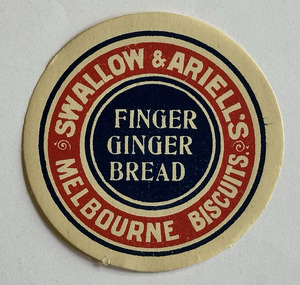 Ephemera - Label - Swallow & Ariell's Finger Ginger Bread, c 1890-1920