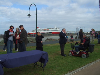 Photograph - Mrs Moralis, Anzac Day 2010, 25 Apr 2010