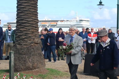 Photograph - Perce WHITE & Russell GRIFFITHS, Anzac Day 2019, Janet BOLITHO, 25 Apr 2019