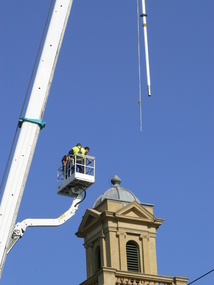 Photograph - New Flagpole, Port Melbourne Town Hall, David Thompson, 24 Mar 2012