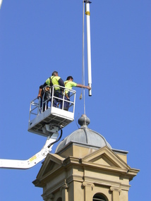 Photograph - New Flagpole, Port Melbourne Town Hall, David Thompson, 24 Mar 2012
