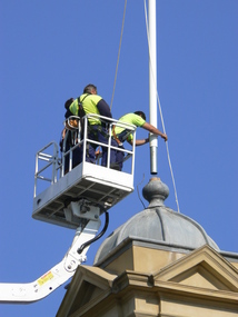 Photograph - New Flagpole, Port Melbourne Town Hall, David Thompson, 24 Mar 2012