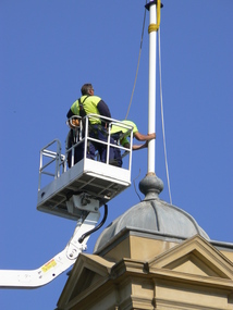 Photograph - New Flagpole, Port Melbourne Town Hall, David Thompson, 24 Mar 2012