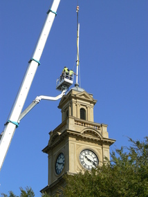 Photograph - New Flagpole, Port Melbourne Town Hall, David Thompson, 24 Mar 2012