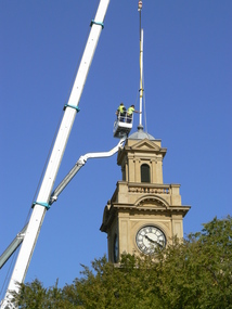 Photograph - New Flagpole, Port Melbourne Town Hall, David Thompson, 24 Mar 2012