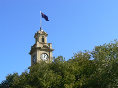 Photograph - New Flagpole, Port Melbourne Town Hall, David Thompson, 24 Mar 2012