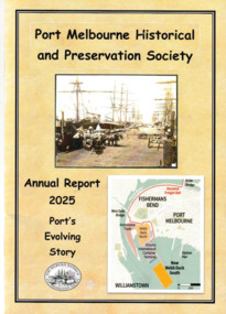 Financial record, Port Melbourne Historical and Preservation Society Annual Report 2025, Aug 2025