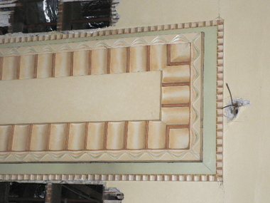 Photograph - Old Art Deco ceiling, Port Melbourne Council Chamber, David Thompson, 27 Jun 2006