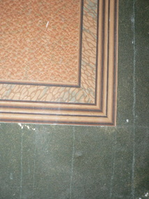 Photograph - Old wallpaper, Port Melbourne Council Chamber, David Thompson, 27 Jun 2006