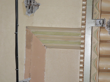 Photograph - Old Art Deco ceiling, Port Melbourne Council Chamber, David Thompson, 27 Jun 2006